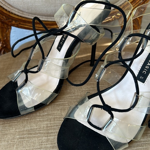 Zara PVC ankle strap heels size 37 - Picture 3 of 8